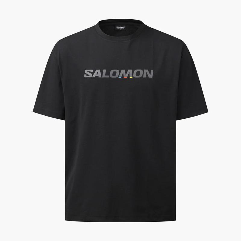 代购SALOMON萨洛蒙女士户外T恤透气快干轻便短袖T恤圆领短袖