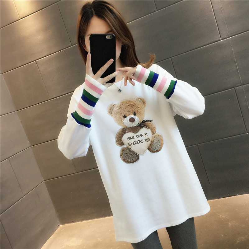 德绒打底衫大码宽松内搭