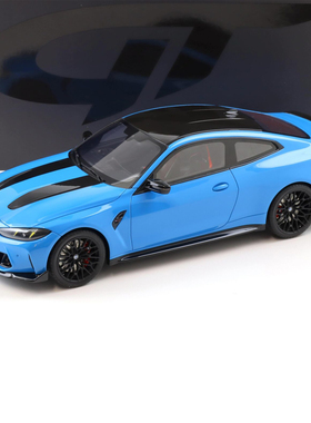 2024新款宝马M4 CS M xDrive GTSPIRIT 1:18仿真树脂汽车模型限量