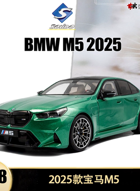 2025款宝马M5 BMW 5系 Solido 1:18仿真合金汽车模型收藏开门摆件