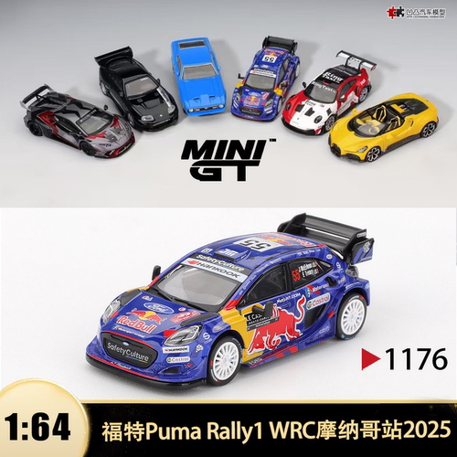 福特PumaRally1混动赛汽车模型