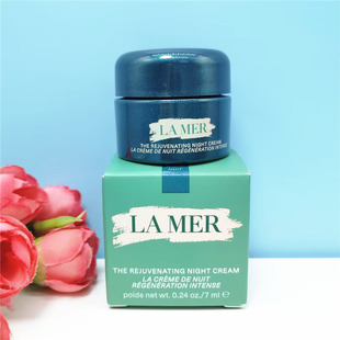 新款Lamer海蓝之谜奇迹晚霜紧致焕颜精华晚霜7ml试用中小样面霜