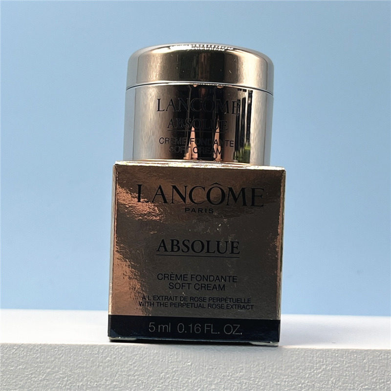 专柜中小样 兰蔻菁纯臻颜精萃乳霜5ml（轻盈版）清爽抗老面霜