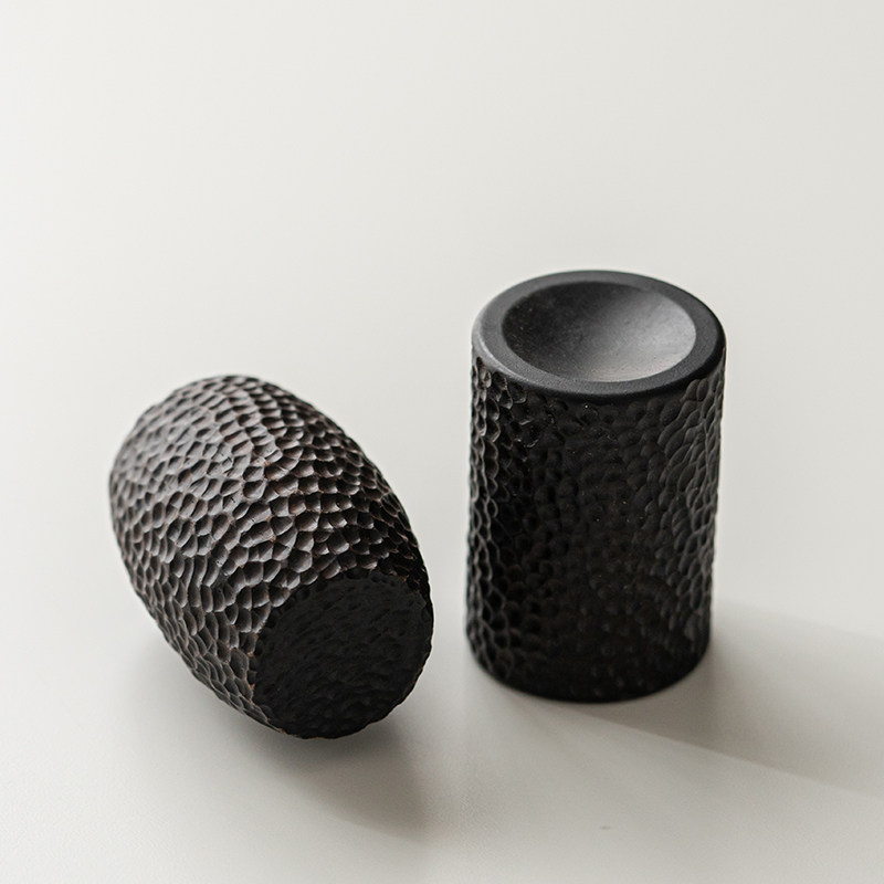 草木祠 紫光檀盖置 纯实木手工壶盖托紫砂壶盖置盖碗盖托功夫茶具