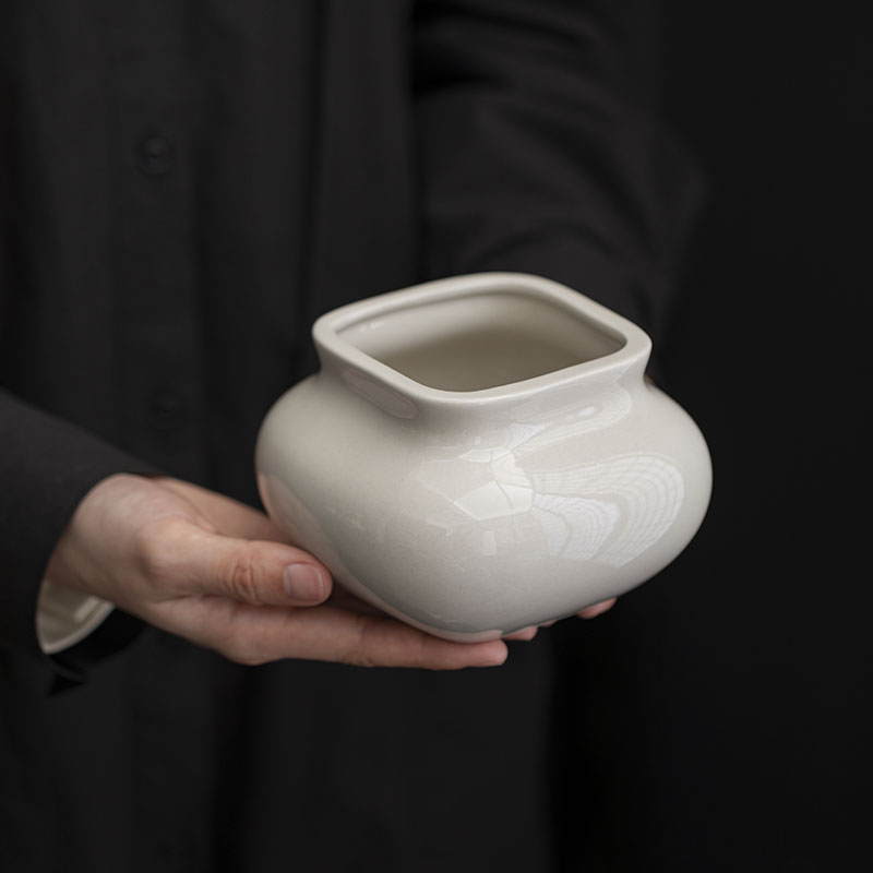 茶洗建水草木灰中式禅意