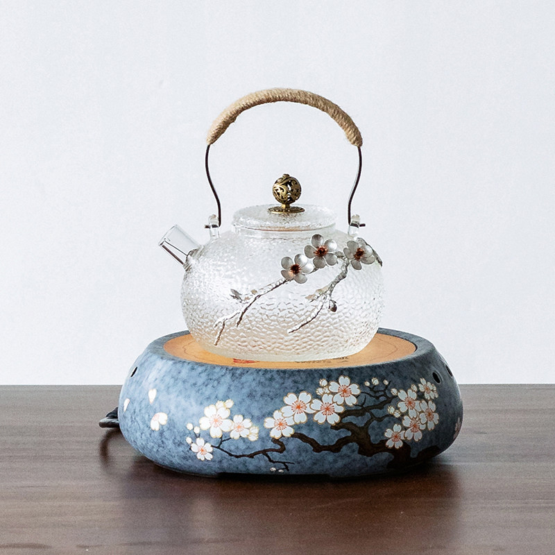 茶大师 有田烧电陶炉梅花煮茶炉煮茶器小型家用静音电磁炉烧水壶