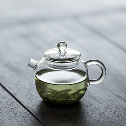 草木祠加厚功夫茶具耐热玻璃壶