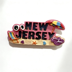 美国新泽西州冰箱贴海滩风景旅游纪念