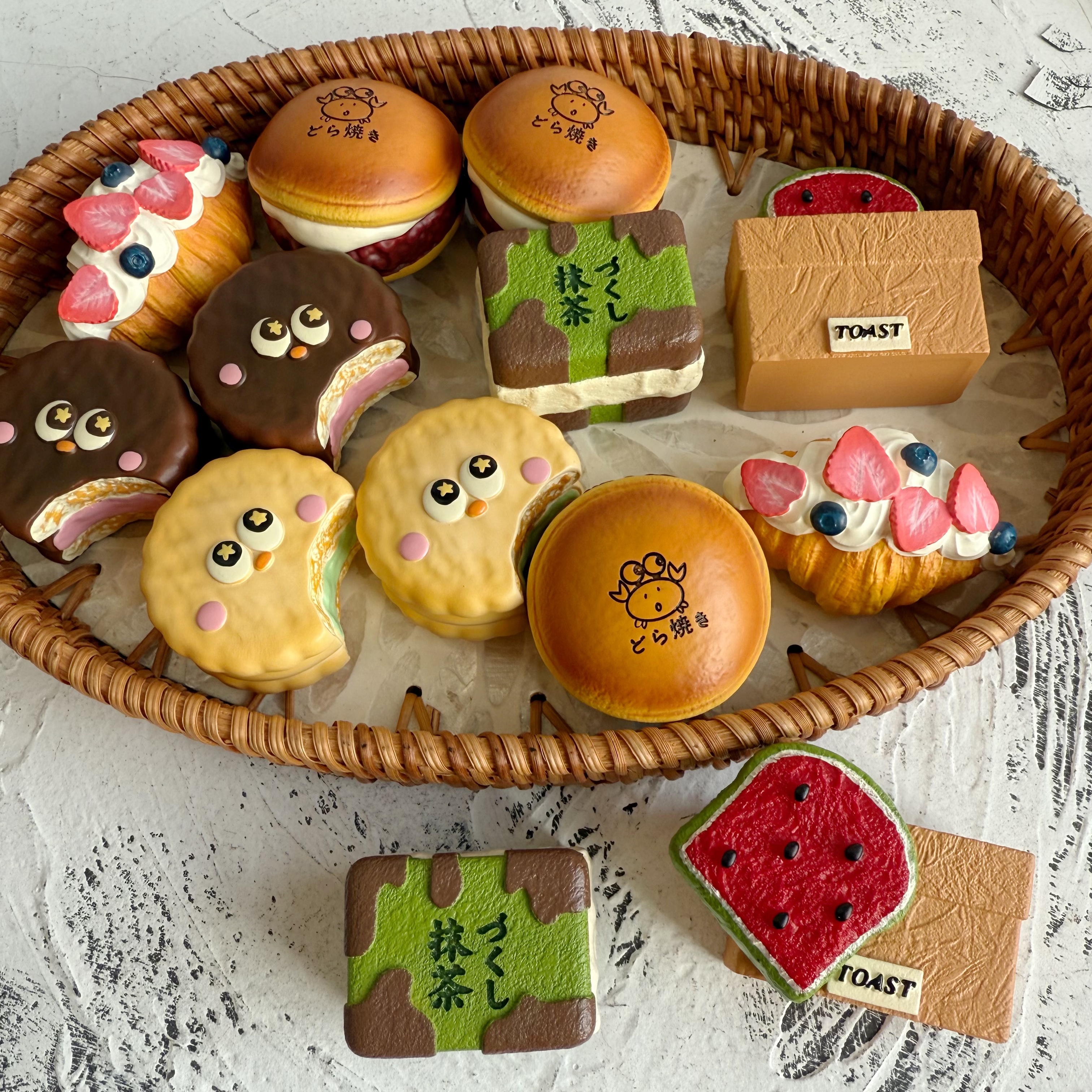 磁小蟹 巧克力派铜锣烧 冰箱贴