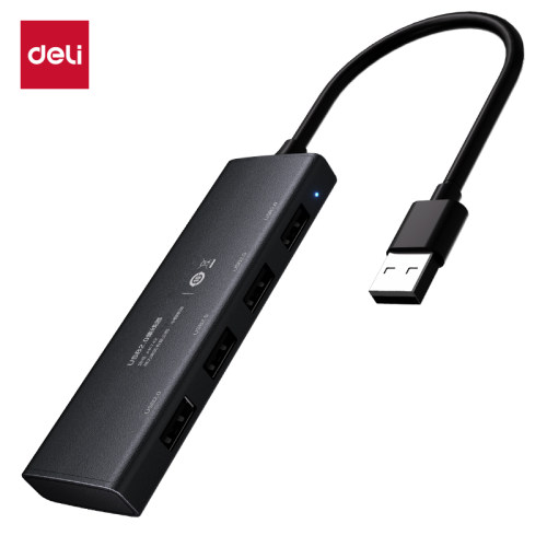 得力AK742USB-A+USB2.0拓展坞
