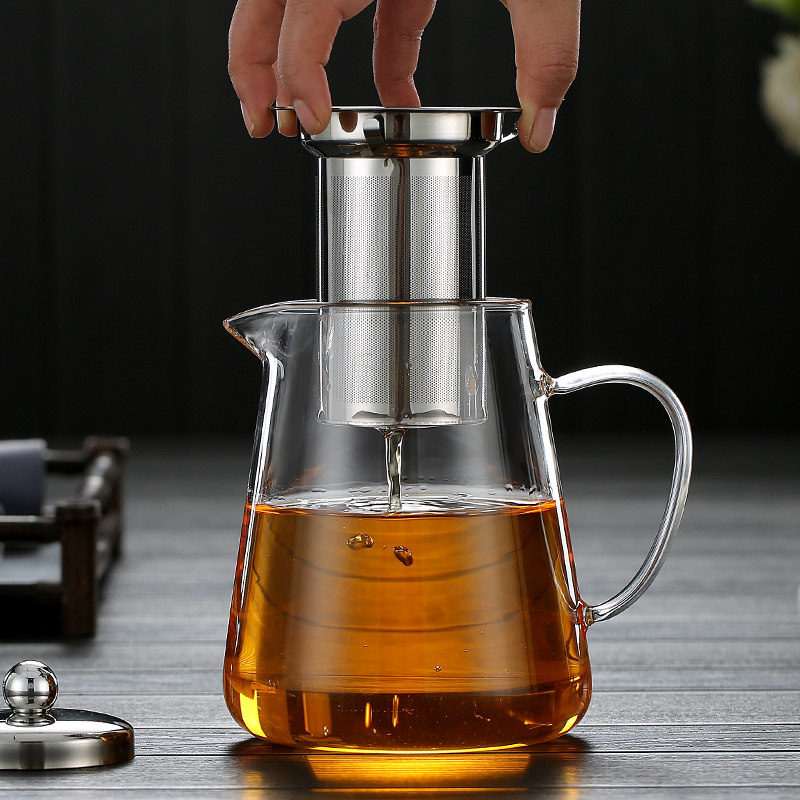 玻璃泡茶壶茶具套装家用花茶水壶耐高温加厚耐热过滤水壶煮茶壶