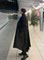 BLACK WOOLEN COAT MENS MID-LENGTH OVER-THE-KNEE RUFFIAN HANDSOME BRITISH TRENCH COAT SPRING AND AUTUMN STYLE KOREAN VERSION OF NIZI JACKET TRENDY PLUS SIZE