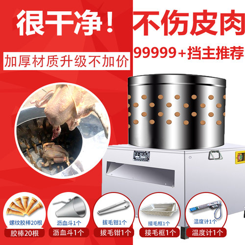 脱毛家禽银泉全自动不锈钢电动
