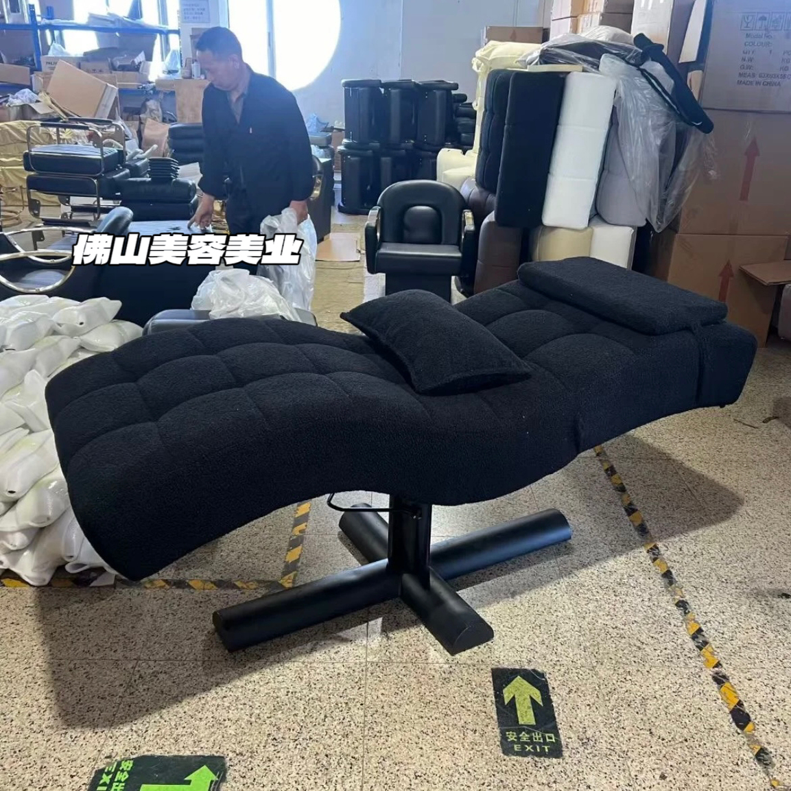 S形美睫床纹眉纹绣床Spa按摩床