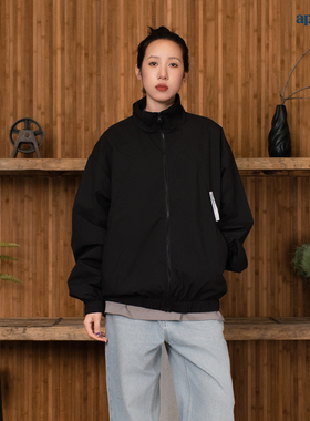 APOGE3阿保机 经典LOGO工装夹克男宽松潮牌情侣美式休闲外套女秋