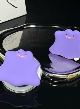 赵露思同款磁吸气囊手机支架可爱紫色气垫黏贴桌面支撑架粘贴伸缩背贴手持指环扣magsafe吸附式磁性固定底座