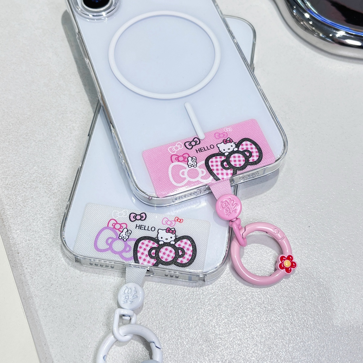 可爱卡通金属挂扣360度旋转