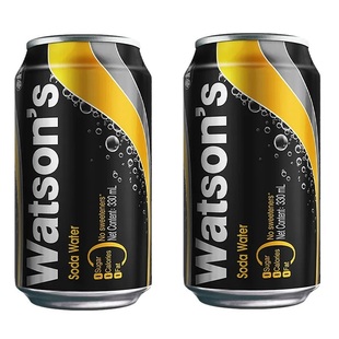 屈臣氏苏打水330ml罐装 原味干姜汤力水莫吉托拉罐气泡水苏打汽水