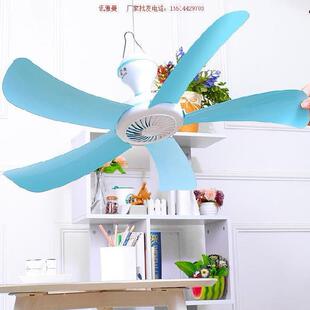 宿舍档位小吊扇床上婴儿儿童定时遥控静音蚊帐大风力大风量吊式