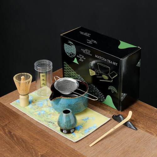 日式抹茶茶具百本立套装