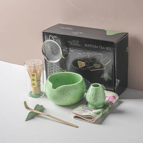 日式抹茶陶瓷工具茶筅套装