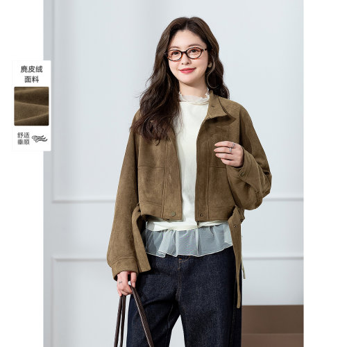 lagogo拉谷谷率性利落立领外套