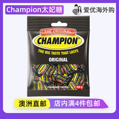 澳洲直邮代购Champion Original Flavoured Toffees原味太妃糖果