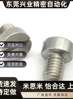 BPS/BPH4/5/6/8/10/12  一字槽薄头球头柱塞 303不锈钢/S45C发黑