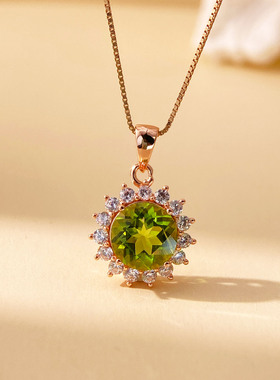 戴妃款圆形4-15mm吊坠空托