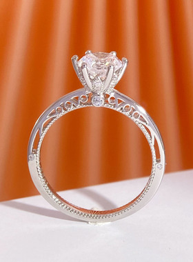 精工闭口戒托空托S925银戒指空托