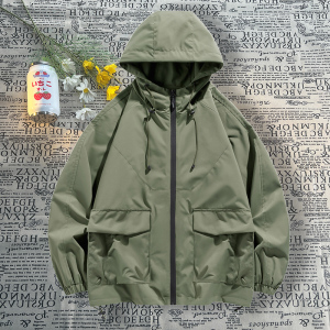 外贸秋装大码户外连帽冲锋衣三防登山服夹克男士上衣外套2381-P55