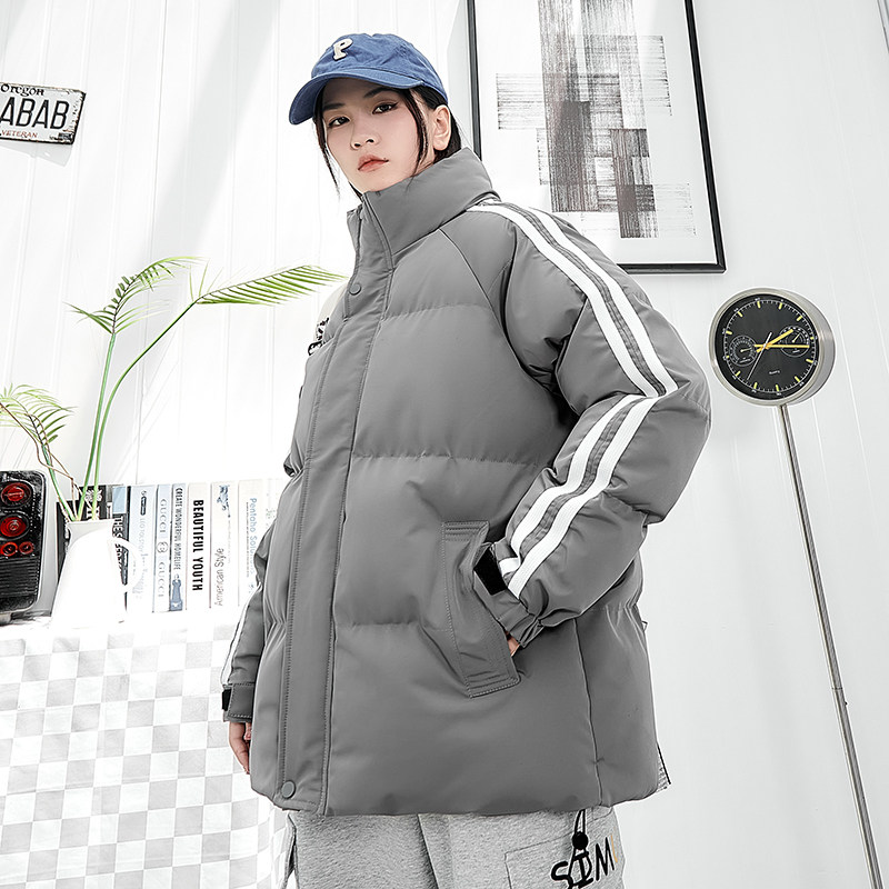 2025冬季新款韩版宽松情侣外套面包服加厚棉衣立领棉袄MY8201-P55,男装棉衣,星座1816-1（原1210-1）