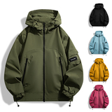 三防冲锋衣秋季大码连帽情侣男冲锋衣户外工装外套登山服789-P40，男装夹克，星座1816-1（原1210-1）