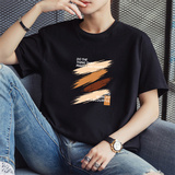 备货充足量大8元2025夏季新款男士印花抖音圆领短袖T恤DT217-P10，男装T恤，星座1816-1（原1210-1）
