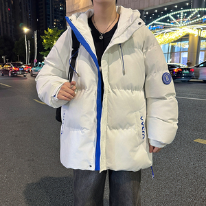 2024棉衣男冬季连帽棉袄外套韩版潮流情侣宽松面包棉服MY8028-P63图片