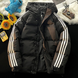 冬季2025新款大码保暖棉服男潮牌加厚棉袄情侣连帽棉衣MY8202-P60，男装棉衣，星座1816-1（原1210-1）