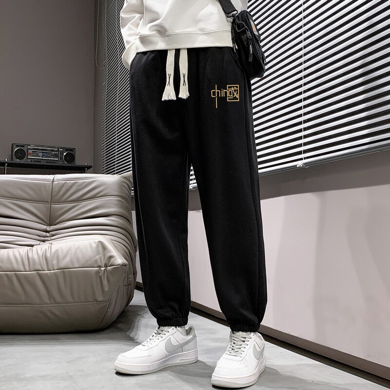 一件2023现货秋冬男士印花休闲宽松长裤K912-P15,男装休闲裤,星座1816-1（原1210-1）