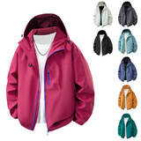 秋季新款男女三防户外登山服青少年学生冲锋衣夹克外套潮7870-P45，男装夹克，星座1816-1（原1210-1）