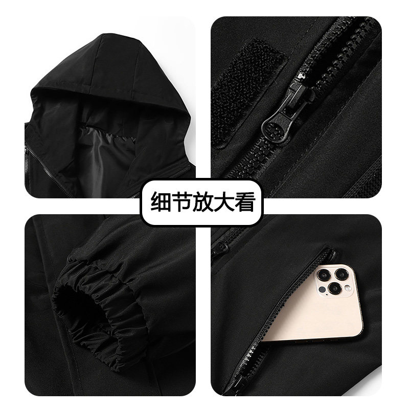 2025秋季连帽冲锋衣情侣机能风外套防风防水登山服夹克男8008-P35,男装夹克,星座1816-1（原1210-1）