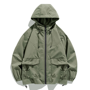 外贸秋装大码户外连帽冲锋衣三防登山服夹克男士上衣外套2381-P55图片