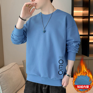 现货主推2025秋冬新款潮流男士印花套头加绒卫衣大码 JR002-P19图片