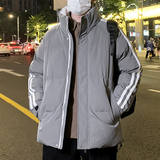 2025冬季新款韩版宽松情侣外套面包服加厚棉衣立领棉袄MY8201-P55，男装棉衣，星座1816-1（原1210-1）