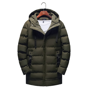 M-7XL冬季2025新款男士中长款大码连帽棉衣棉服MY9588-P60大码P70图片