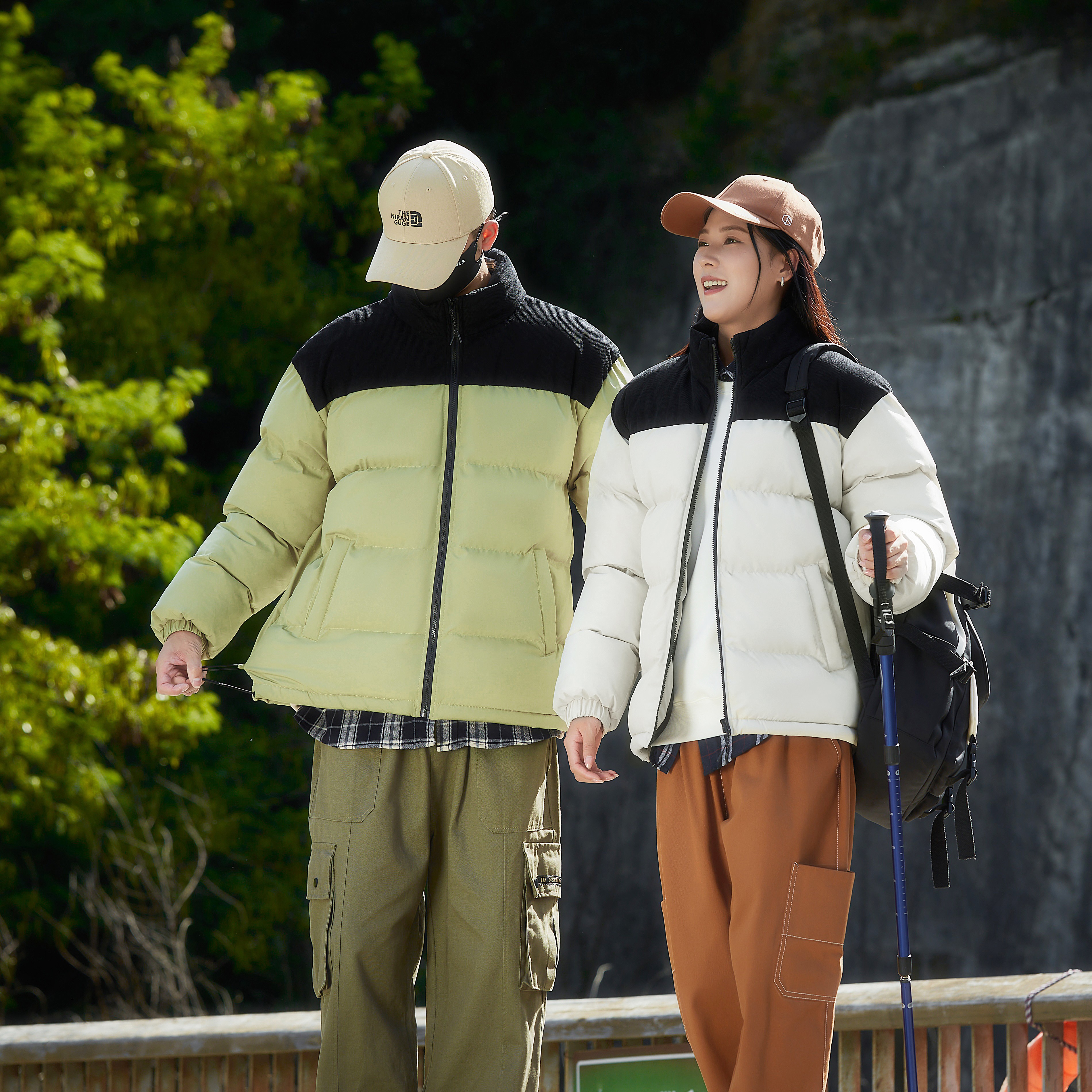 2025冬季情侣棉衣男拼接防风保暖加厚面包服男士外套688-P44,男装棉衣,星座1816-1（原1210-1）