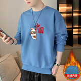 现货主推2025秋冬新款风潮流醒狮加绒卫衣男JR070-P19，男装卫衣，星座1816-1（原1210-1）