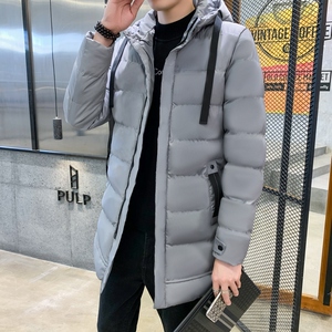 M-7XL冬季2025新款男士中长款大码连帽棉衣棉服MY9588-P60大码P70图片