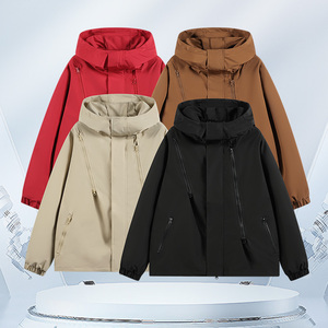 2025秋季新款潮连帽冲锋衣情侣外套防风防水登山服夹克男8008-P35图片