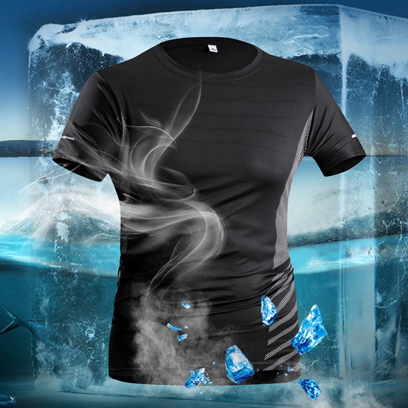 外贸跨境货源2025夏季新款冰丝户外运动健身短袖T恤大码2701-P15，女装T恤，星座1816-1（原1210-1）