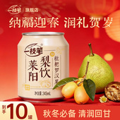 一枝笔枇杷罗汉果莱阳梨饮品新年礼盒245ml 10罐果汁送礼梨汁饮料