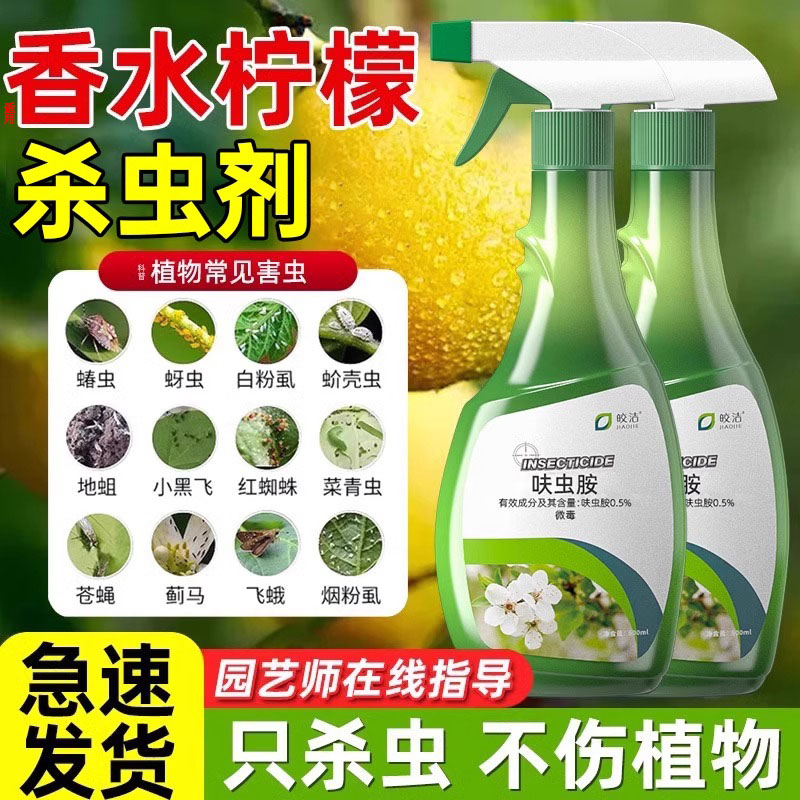 香水柠檬树杀虫剂药柠檬驱虫红蜘蛛除虫叶子发黄生树虫长打非专用